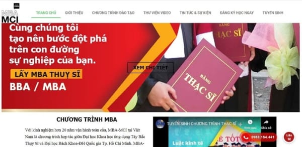 Thiết Kế Website giáo dục