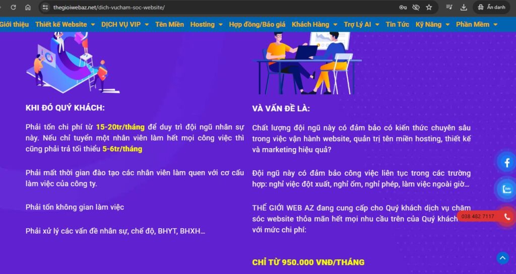 web az có làm dịch vụ SEO không