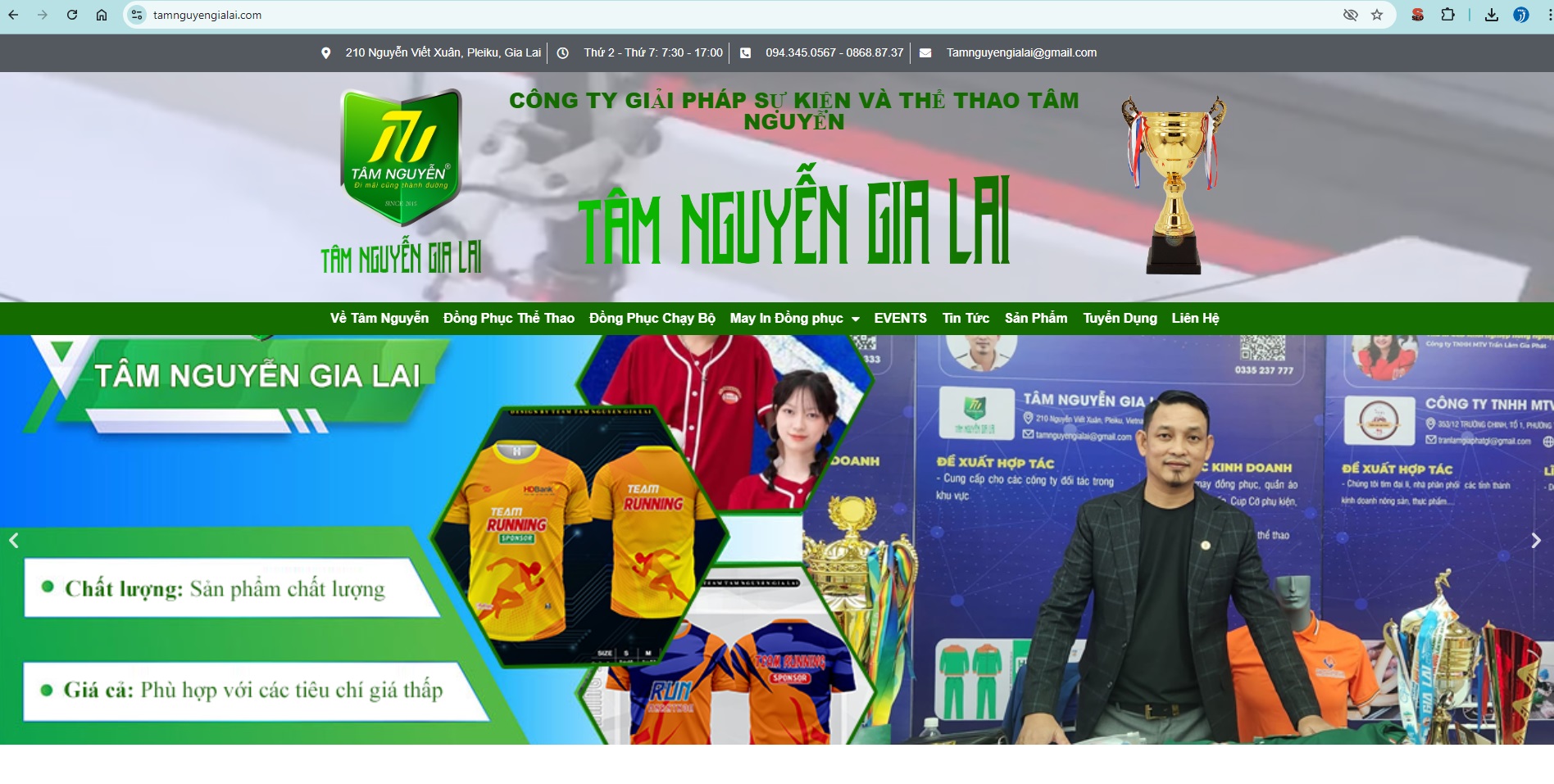 khách hàng website Tâm Nguyễn Gia Lai